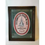 Framed John Darcy and Sons O'Connell's Dublin advertising sign.