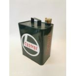 Castrol metal oil can.