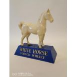 White Horse Scotch Whisky perspex advertising horse.