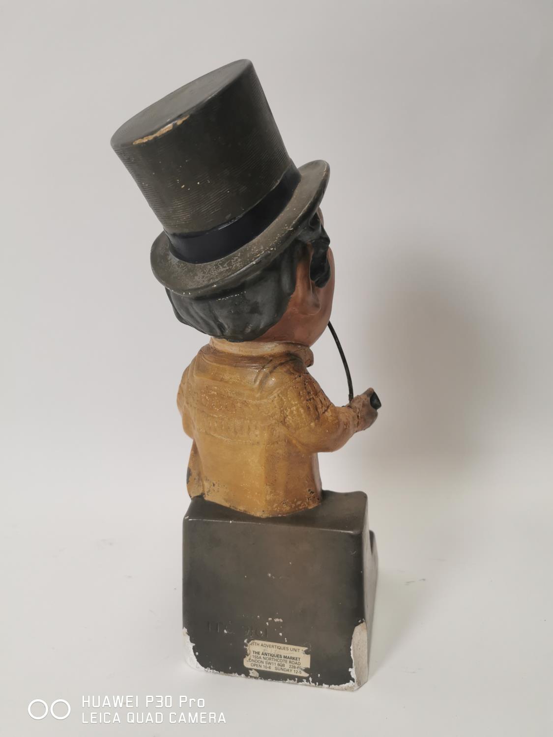 Rare Will's & Sons Fine Shagg chalk advertising figure. - Image 4 of 4