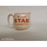 Will's Star Cigarettes water jug.