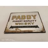 Paddy Finest Quality Whisky Cork Distilleries Co & Ltd advertising mirror.