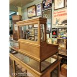 19th. C. pine teller's desk