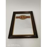 Will's Gold Flake Cigarettes advertising mirror.