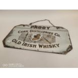 Rare Paddy Old Irish Whiskey advertising mirror.