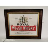 Royal Welsh - The Welsh Whiskey Distillery framed advertising print.