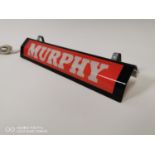 Rare Murphy advertising shelf light.