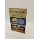 Art Deco wall calendar RFT Industrie Laden. (36 cm h x 24 cm W x 3 cm D)