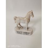 White Horse Scotch Whisky ceramic advertising horse.