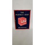 The Prefect Beef Oxo enamel advertising sign.