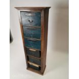 French six drawer filing cabinet.