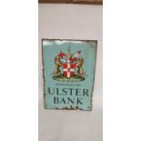 Rare Ulster Bank enamel advertising sign