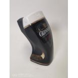 Draught Guinness perspex light up counter advertisement.