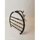 19th. C. wrought iron harden stand.