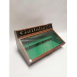 Gallaher's Cigarette counter top display cabinet.