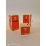 Guinness three piece cruet set.