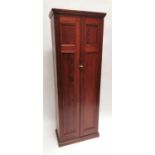 Edwardian pitch pine hall cupboard.