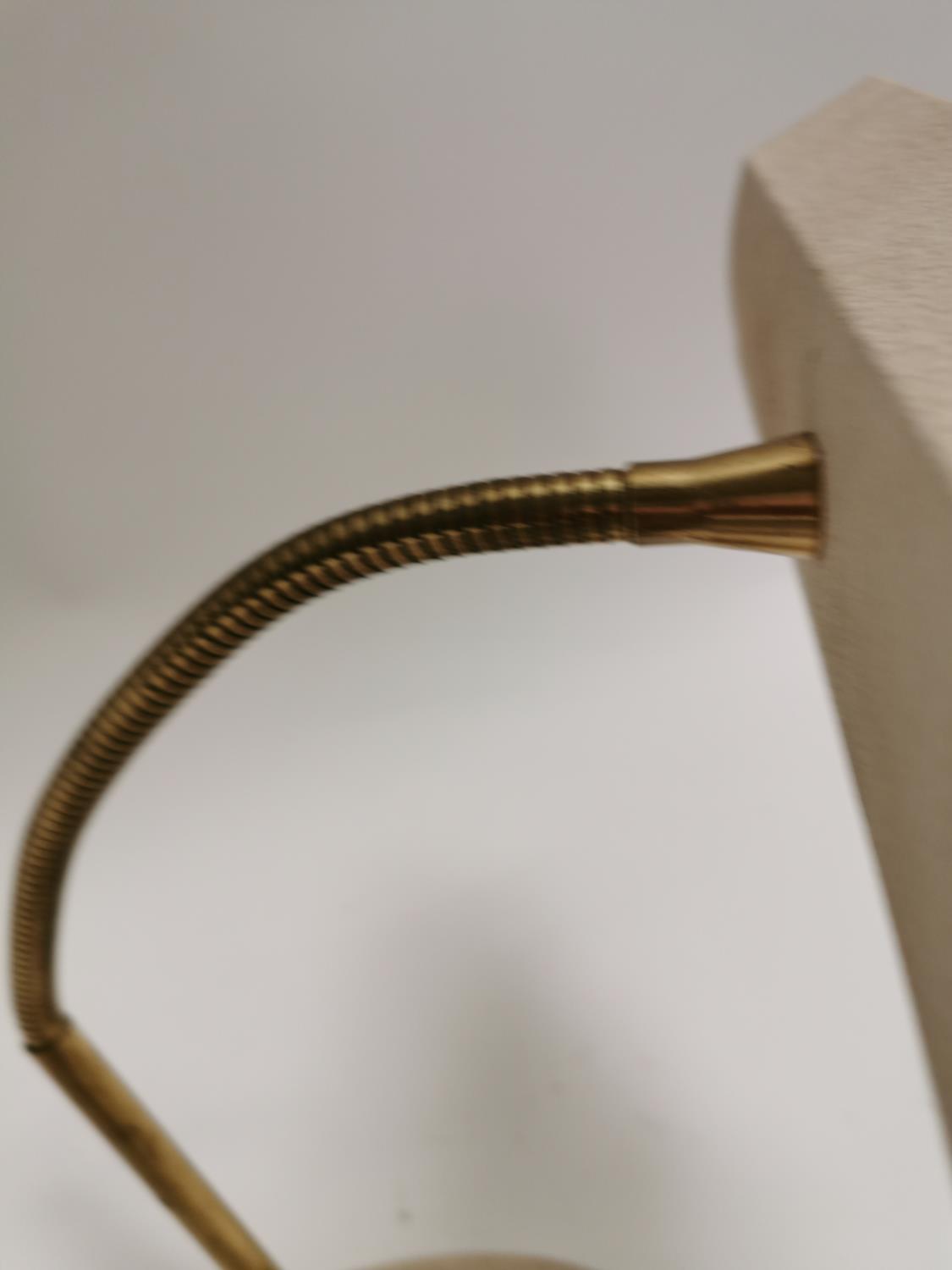 1950 metal and brass desk lamp. - Image 3 of 4