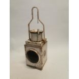 Late 19th. C. railway lamp.