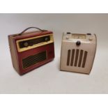 Two vintage 1960s radios.