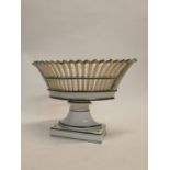 19th C. ceramic centre bowl {23 cm H x 34 cm W x 19 cm D}.