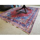 Good quality decorative carpet square {288 cm H x 200 cm W}.