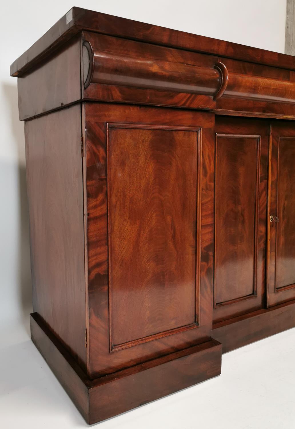 William IV mahognay side cabinet - Image 4 of 4