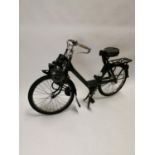 Vintage solex moped in working order {100 cm H x 158 cm W x 58 cm D}.