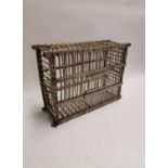 Early 19th C. wooden bird cage {73 cm H x 98 cm W x 33 cm D}.