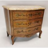 Good quality late 19th C. inlaid kingwood chest of drawers.