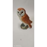 Ceramic Beswick figure of an Owl {20 cm H}.