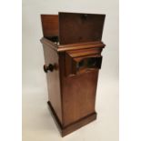 Rare early 20th. C. mahogany Stereoscope. {63 cm H x 29 cm W x 27 cm D}.