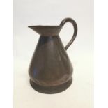 19th C. copper measure {30 cm H x 30 cm W x 21 cm D}.