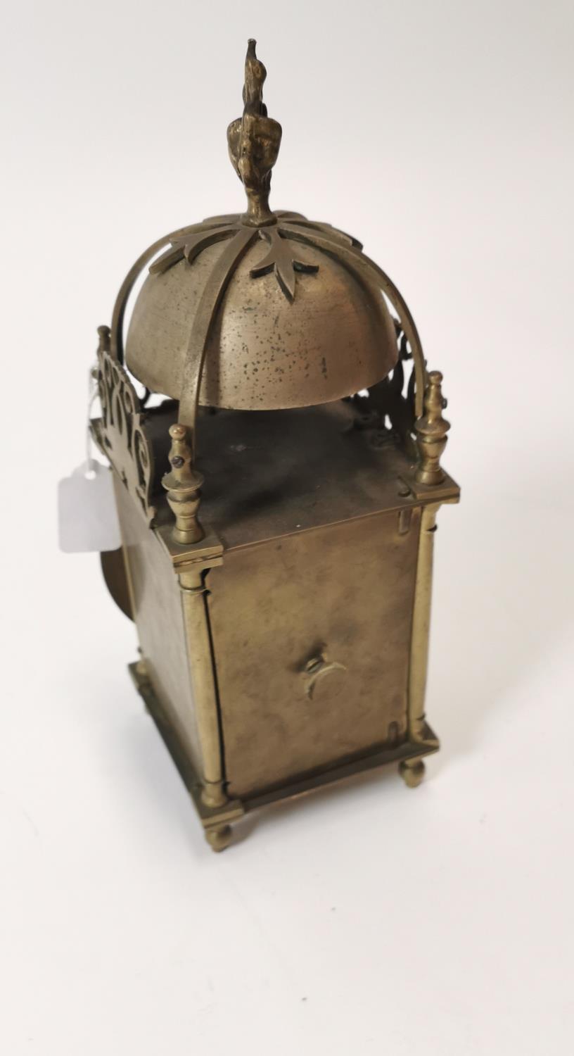 19th. C. brass carriage clock. - Image 2 of 2