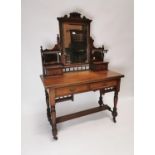 Edwardian mahogany dressing table.