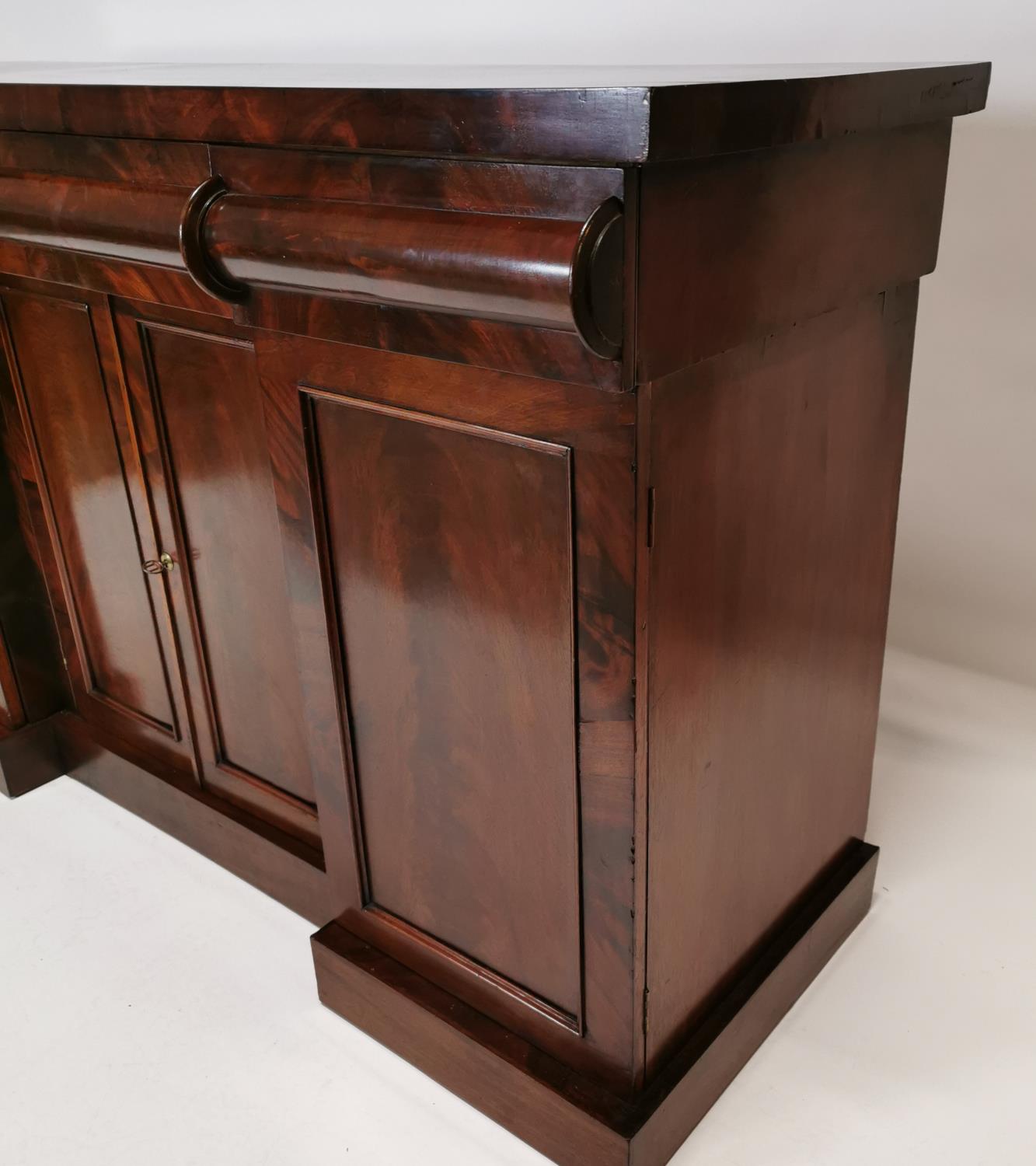 William IV mahognay side cabinet - Image 2 of 4