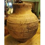 19th C. terracotta olive pot.
