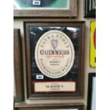 Mc Daids of Ramelton Guinness advertising print.