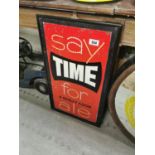 Say Time For A Really Good Ale tinplate advertising sign