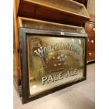 Worthington's Pale Ale advertising mirror.