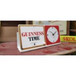 Guinness Time Luminated angled clock