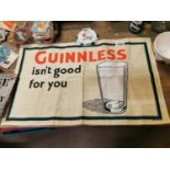 Guinness tea cloth.