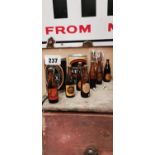 Collection of Guinness cans and bottles.