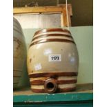 19th. C. stoneware flagon.