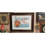 Sullivan's Special Dublin Whiskey Kilkenny advertisement