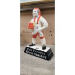 Pick Flowers Brew master ceramic figure.