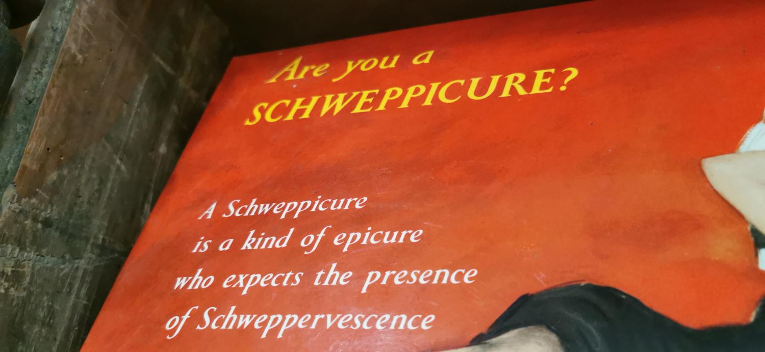 Schweppes Cure advertising sign. - Bild 3 aus 3