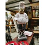 Papier Mache Model of a Chef