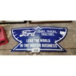Ford Cars, Trucks Tractors enamel advertising sign.