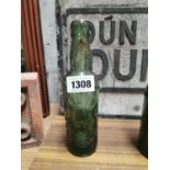 J Doyle glass beer bottle